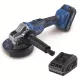 Akkus sarokcsiszoló indukciós motorral IXES 20V (2Ah akkuval és 2,4A töltővel) Scheppach BC-AG125-X-SET S