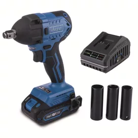   Akkus ütvecsavarozó IXES 20V (2 Ah akkuval és 2,4A töltővel) Scheppach BC-IW350-X-SET S