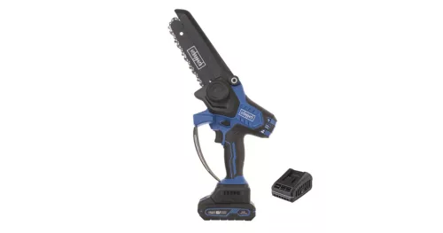 Akkus ágvágó láncfűrész IXES 20V (2Ah akkuval és 2,4A töltővel) Scheppach BC-PS150-X-SET S