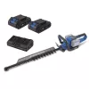 Akkus sövényvágó IXES 2x20V (2db 2Ah akkuval és 2,4A dupla töltővel) Scheppach BC-HT720-X-SET S2