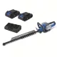Akkus sövényvágó IXES 2x20V (2db 2Ah akkuval és 2,4A dupla töltővel) Scheppach BC-HT720-X-SET S2