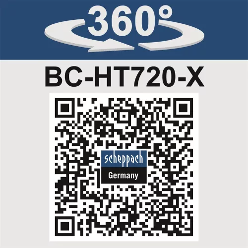 Akkumulátoros sövényvágó Scheppach BC-HT720-X