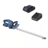 Akkus sövényvágó 20 V-os IXES  + 2 Ah-s akkumulátor + 2,4 A-es töltő Scheppach C-HT570-X-S