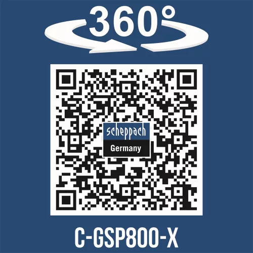 Akkus szórógép IXES 20 V (2Ah akkuval és 2,4A töltővel) Scheppach C-GSP800-X