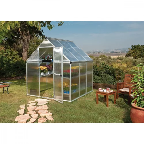 Üvegház Palram Multiline 6x6 (185 x 190cm) - polikarbonát kerti üvegház