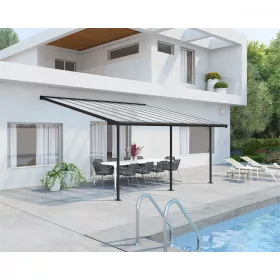 Pergola Palram Sierra 5400 szürke 3 x 5,46