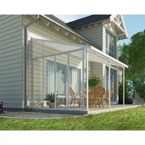 Pergola oldalfal (fehér) Palram Sierra