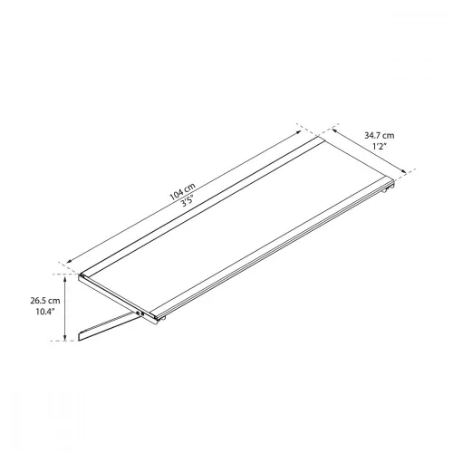 Praktikus függő polc Palram Skylight Utility Shelf
