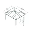 Kerti pavilon Palram Dallas 14x16
