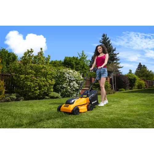 Akkus fűnyíró 20 V + 1x 4Ah akkumulátor + 2,4 A töltő Riwall PRO RALM 3320i SET