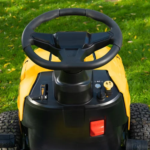 Kéthengeres fűnyírótraktor, 102 cm, hátsókidobással és hidrosztatikus váltóval Riwall PRO RLT 102 HRD TWIN