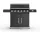 Riwall PRO RGG 61 EXL prémium gázüzemű grillsütő 24 kW, 6+1 gázégővel