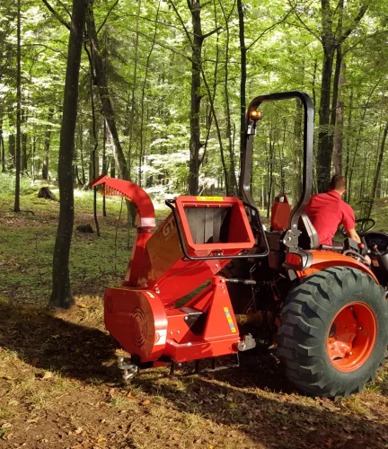 GTM GTS 1300 PTO ágaprító kardánmeghajtással