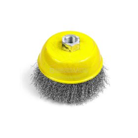 Drótcsiszoló fazékkefe 125mm M14x2 hullámos