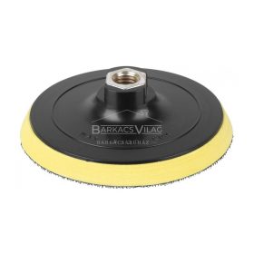 Gumitányér tépőzáras 115 mm M14