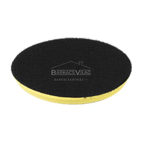 Gumitányér tépőzáras 125 mm M14