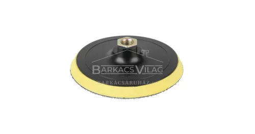Gumitányér tépőzáras 125 mm M14