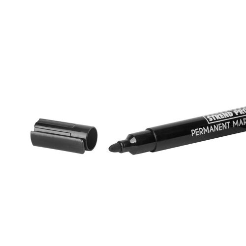 Jelölőfilc fekete vastag