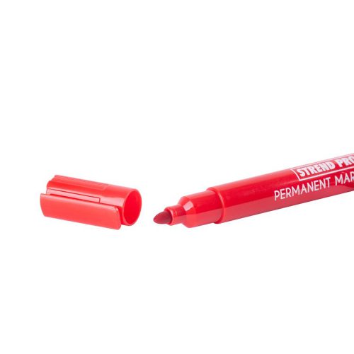 Jelölőfilc piros vastag