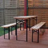 Sörpad garnítúra, asztal+2db pad 175cm