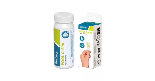 Medence tesztcsík 50db pH/Cl/lúg	