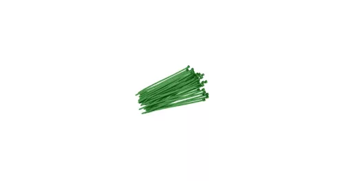 Gyorskötöző 2,5 x 200 mm zöld (50db)
