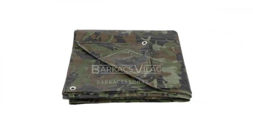 Takaróponyva 2x4m terepszínű