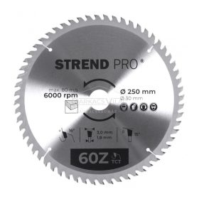 Körfűrészlap 250x3.0x30/20 mm 60T