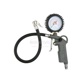 Felfújó pisztoly, gumiabroncshoz nyomásmérő órával
