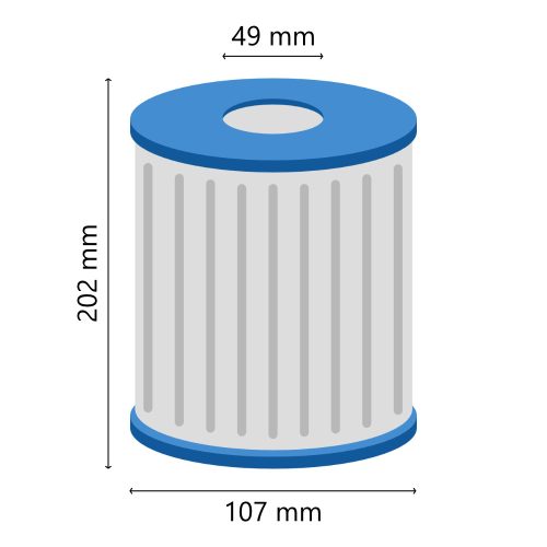 Medence szűrőbetét INTEX III tip.