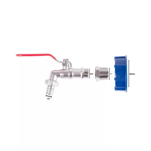 Csap - IBC tartályra szelep 3/4"