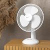 Ventilátor asztali 30cm 45W fehér