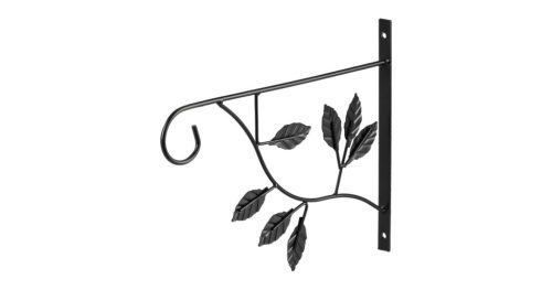 Virágtartó fali konzol levélmintás
