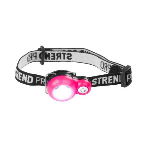 Fejlámpa gyerekeknek - rózsaszín, elemes, LED, 15 lm