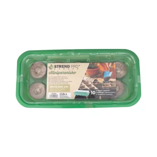 Mini melegágy 10 db kókuszos pellettel