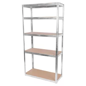 Polc fém, 5 polcos, 175kg, 90x180x40 cm