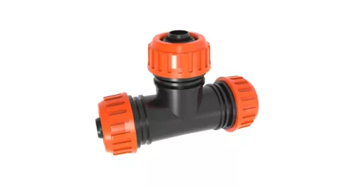 Hárompontos T-tömlőösszekötő 1/2"