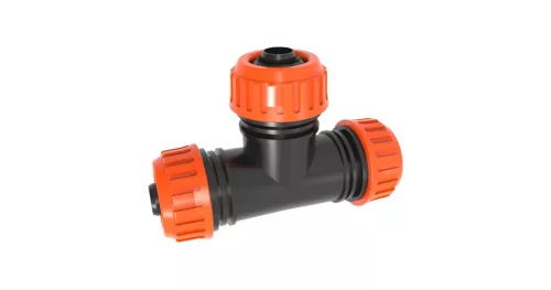 Hárompontos T-tömlőösszekötő 3/4"