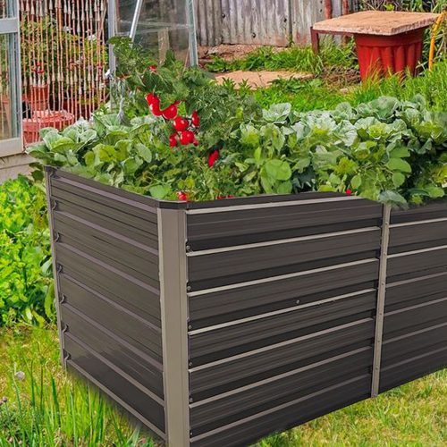 Extra erős fém magaságyás 160 x 80 x 77 cm