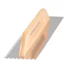 Simító,fa nyél, 480x130 mm, 8 mm-es fogazású, 0,7 mm