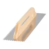 Simító, fa nyél, 480x130 mm, 6 mm-es fogazású, 0,7 mm