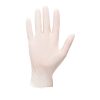 Púderezett latex egyszer használatos kesztyű 9/L (100 db) A910