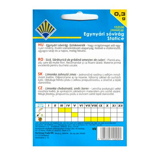 Egynyári sóvirág Színkeverék (Vágott virág)