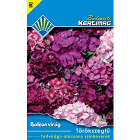   Törökszegfű Teltvirágú alacsony színkeverék (Balkon virág)
