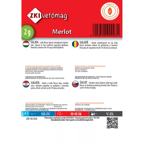 Tépősaláta Merlot