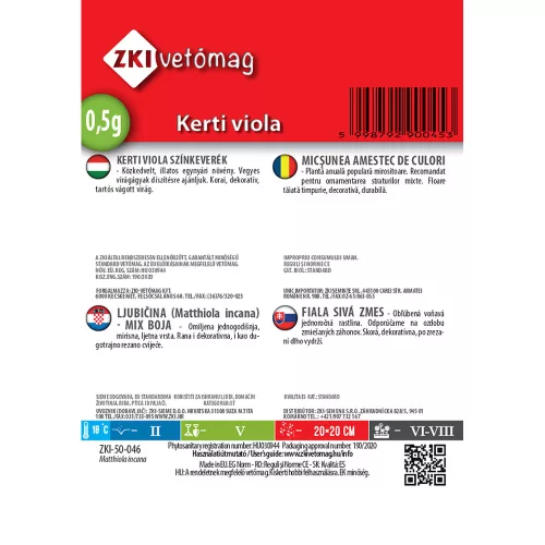 Kerti viola színkeverék