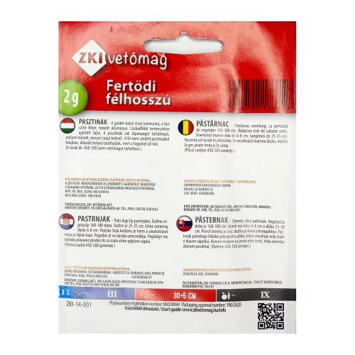 Pasztinák Fertődi Félhosszú ZKI