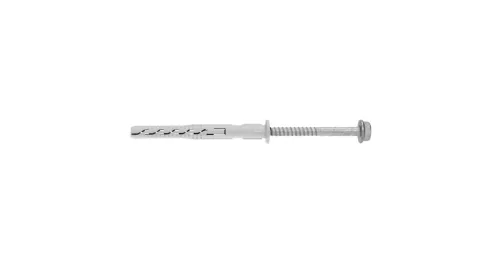 Rögzítődűbel+állványcsavar 10x120 mm Torx