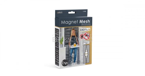 Szúnyogháló függöny ajtóra feliratos 100x210 cm