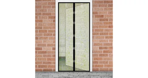 Szúnyogháló függöny ajtóra virágos 100x210 cm mágneses